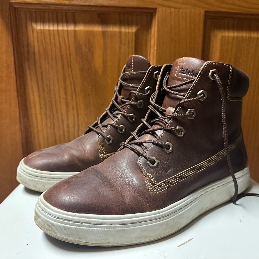 Timberland Brown Leather Casual Boots